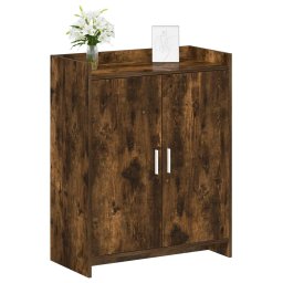 vidaXL Schoenenkast Gerookt eiken 73,5 x 36 x 92 cm Bewerkt hout