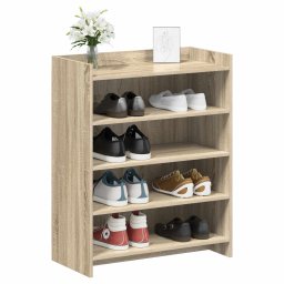 vidaXL Schoenenkast Sonoma Eiken 73,5 x 36 x 92 cm Bewerkt hout