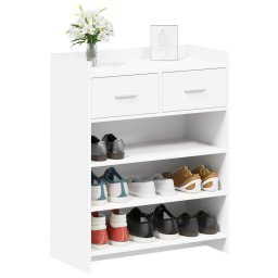 vidaXL Schoenenkast 73,5 x 36 x 92 cm Bewerkt hout Wit