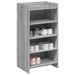 vidaXL Schoenenkast Grijs Sonoma 48 x 36 x 92 cm Bewerkt hout
