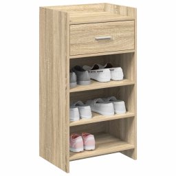 vidaXL Schoenenkast met lade Sonoma Eiken 48 x 36 x 92 cm Bewerkt hout