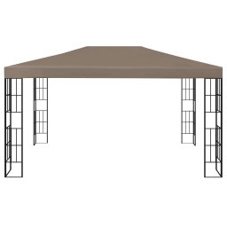 vidaXL Prieel 4x3 m taupe