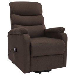 vidaXL Sta-op-massagestoel stof bruin