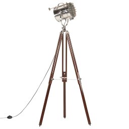 vidaXL Vloerlamp driepoot 180 cm massief mangohout