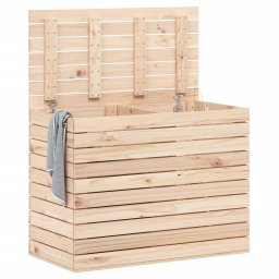 vidaXL Wasmand 88,5x44x66 cm massief grenenhout