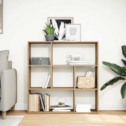 vidaXL Kamerscherm / boekenkast 102x29x103,5 cm hout artisanaal eiken