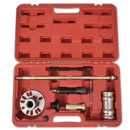 vidaXL Hydraulische wielnaaftrekker met hamer set 10 ton