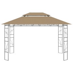 vidaXL Prieel 160 g/m² 4x3x2,7 m taupe