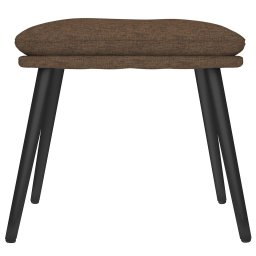 vidaXL Voetenbank 45x29,5x35 cm stof bruin