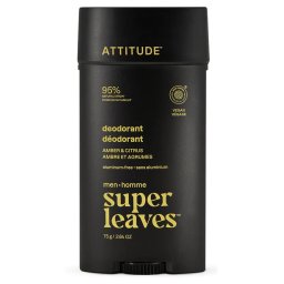 Attitude Super Leaves Men Amber & Citrus Deodorant
