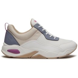 Timberland - maat 38- DELPHIVILLE LOW LACE UP SNEAKER WHITE WITH MEDIUM PURPLE Dames Sneakers