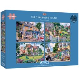 The Gardener's Round Puzzel (4 x 500 stukjes)