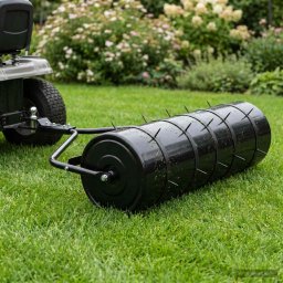vidaXL Trekbare Tuinrol met Beluchtingsklemmen Ø 30 x 90 cm Staal
