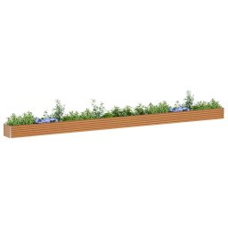 vidaXL Verhoogde plantenbak Licht Bruin 775 x 50 x 36 cm