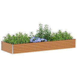 vidaXL Verhoogde plantenbak Licht Bruin 290 x 100 x 36 cm