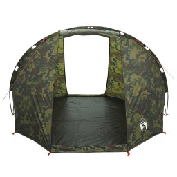 vidaXL Vis tent Snelle Vrijgave -persoons 5-persoons Lichte Camouflage