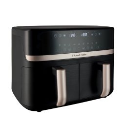 Russell Hobbs Satisfry Dual Basket Air Fryer 9L Airfryer Zwart