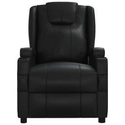 vidaXL Massagestoel kunstleer zwart