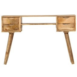 vidaXL Schrijftafel 115x47x76 cm massief mangohout