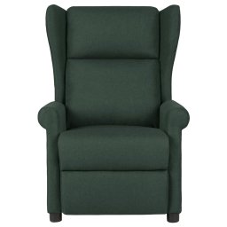 vidaXL Massagestoel stof donkergroen