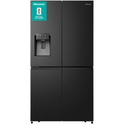 Hisense RQ760N4SBFE Amerikaanse koelkast Zwart