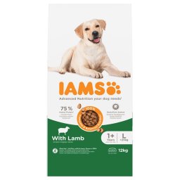 12kg IAMS Advanced Nutrition Adult Large Dog met lam droogvoer voor honden