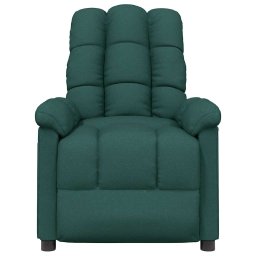 vidaXL Massagestoel stof donkergroen