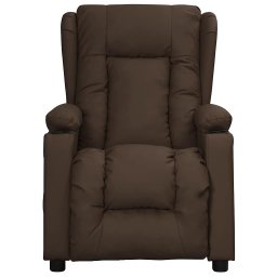 vidaXL Massagestoel kunstleer bruin