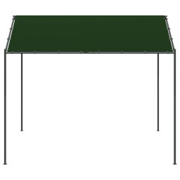 vidaXL Paviljoen 4 x 4 x 2,6 m Taupe Polyester en staal