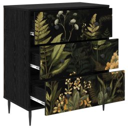 vidaXL Ladekast RHENEN Tropisch junglemotief 66 x 36,5 x 76 cm