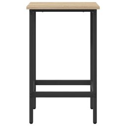 vidaXL Barkruk Sonoma Eiken 40 x 32 x 74 cm Bewerkt hout