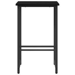 vidaXL Barkruk Zwart eiken 40 x 32 x 64 cm Bewerkt hout