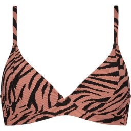 Beachlife - maat 80E- Rose Zebra BH-fit bikinitop met beugel - dames