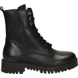Guess - Maat 38 - dames veterboot - Zwart
