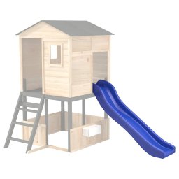 vidaXL Glijbaan 175x38x23 cm polypropeen blauw