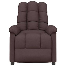 vidaXL Massagestoel stof zwart