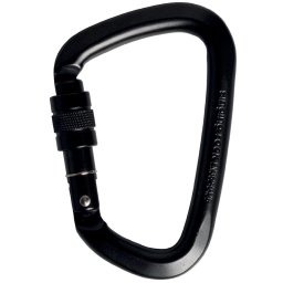 SINGING ROCK D Steel Lock Screw black - Karabiner
