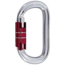CAMP Oval XL 2Lock titanium - Karabiner