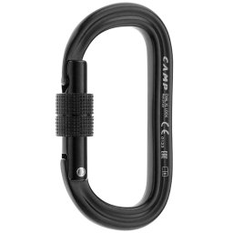 CAMP Oval XL Lock black - Schroefkarabiner