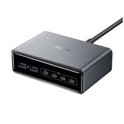 Anker Prime Charger (200W, 6 Ports, GaN) USB Hub Zwart