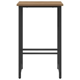 vidaXL Barkruk 2 st Artisanaal eiken 40 x 32 x 64 cm Bewerkt hout
