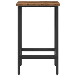 vidaXL Barkruk 2 st Oud hout 40 x 32 x 64 cm Bewerkt hout