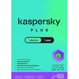 Kaspersky Plus Internet Security 2026 - 1 Apparaat - 1 Jaar voor PC / Mac / iOS / Android - Code Downloaden