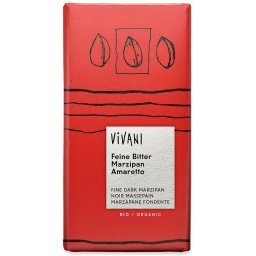 Vivani Chocoladereep Puur met Marsepein
