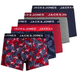 JACK & JONES Maat XL JACSUMMER PRINT TRUNKS 5 PACK LTN Heren Onderbroek