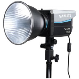 Nanlite FC-120C LED RGBW Spot Light Triple Kit With Softbox Fresnel And Lightstand