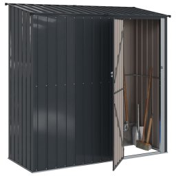 vidaXL Tuinhuisjes Antraciet 203 x 85,5 x 200 cm Metaal