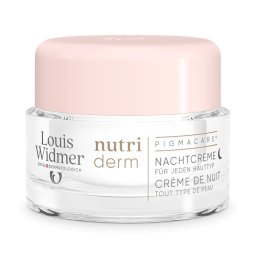 Louis Widmer Nutriderm Pigmacare® Nachtcrème Licht Geparfumeerd