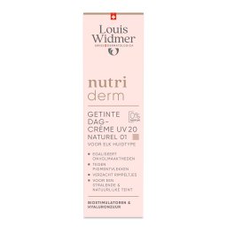 Louis Widmer Nutriderm Getinte Dagcrème UV 20 Naturel 01 Zonder Parfum