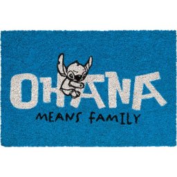 STITCH Ohana Blue Doormat 60x40 cm